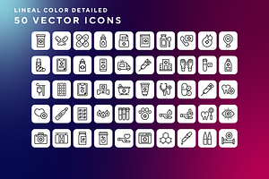 50 Medicine icons, an Outline Icon by Wencory