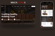BrickWorks- Industrial Template, a HTML Template by NomaTemplates (Thumbnail 2 of 11)