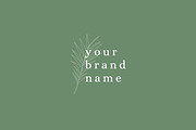 Botanical Brand Kit Logo Template, a Branding & Logo Template by CreativeWilderness (Thumbnail 3 of 10)