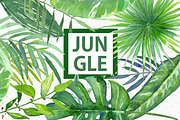 Tropical leaves branches watercolor, a Decorative Illustration by LABFcreations (Thumbnail 5 of 9)