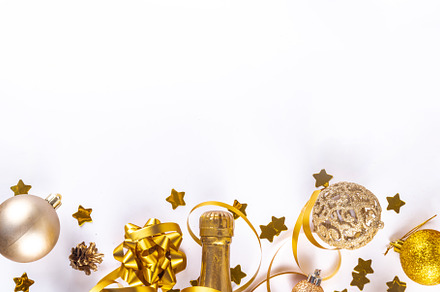 Christmas and New Year background, a Holiday Photo by Rimma