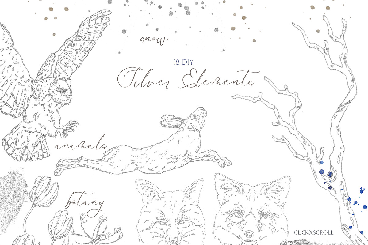 Winter Woodland Watercolor, an Animal Illustration by Cat In Colour (Photo 10 of 12)