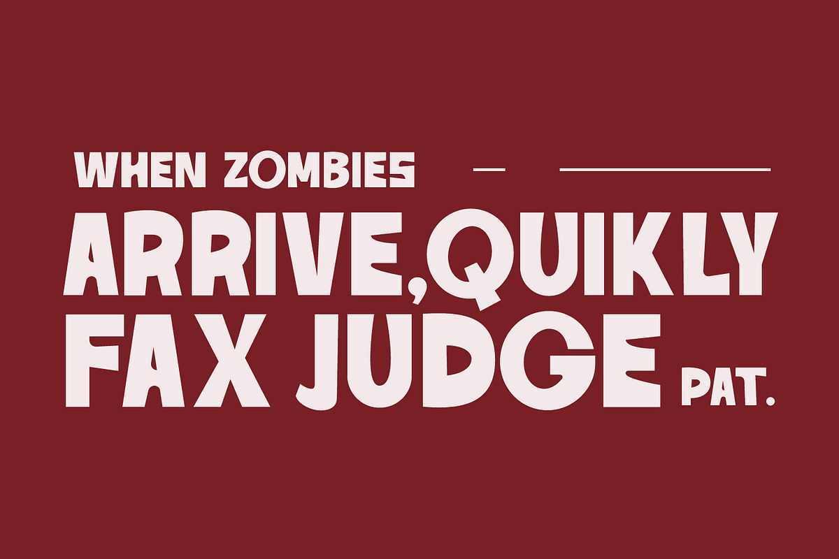 Lestar Denha Sans Serif Display Font, a Sans Serif Font by Maulana Creative (Photo 5 of 7)