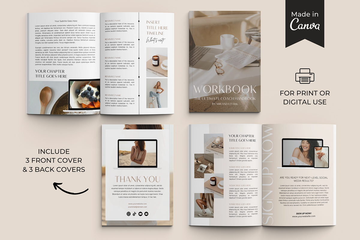 Ebook Workbook Guide Book Template, a Magazine Template by ShopRShop (Photo 8 of 10)
