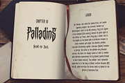 DarkBlades, a Font by Sentavio (Thumbnail 9 of 12)