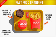Fast Food Branding PSD, a Product Mockup by Bruno's Shop (Thumbnail 1 of 3)
