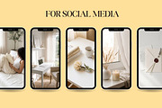 60 White Home Office Stock Photos, a Holiday Photo by Selenique Studio (Thumbnail 4 of 9)