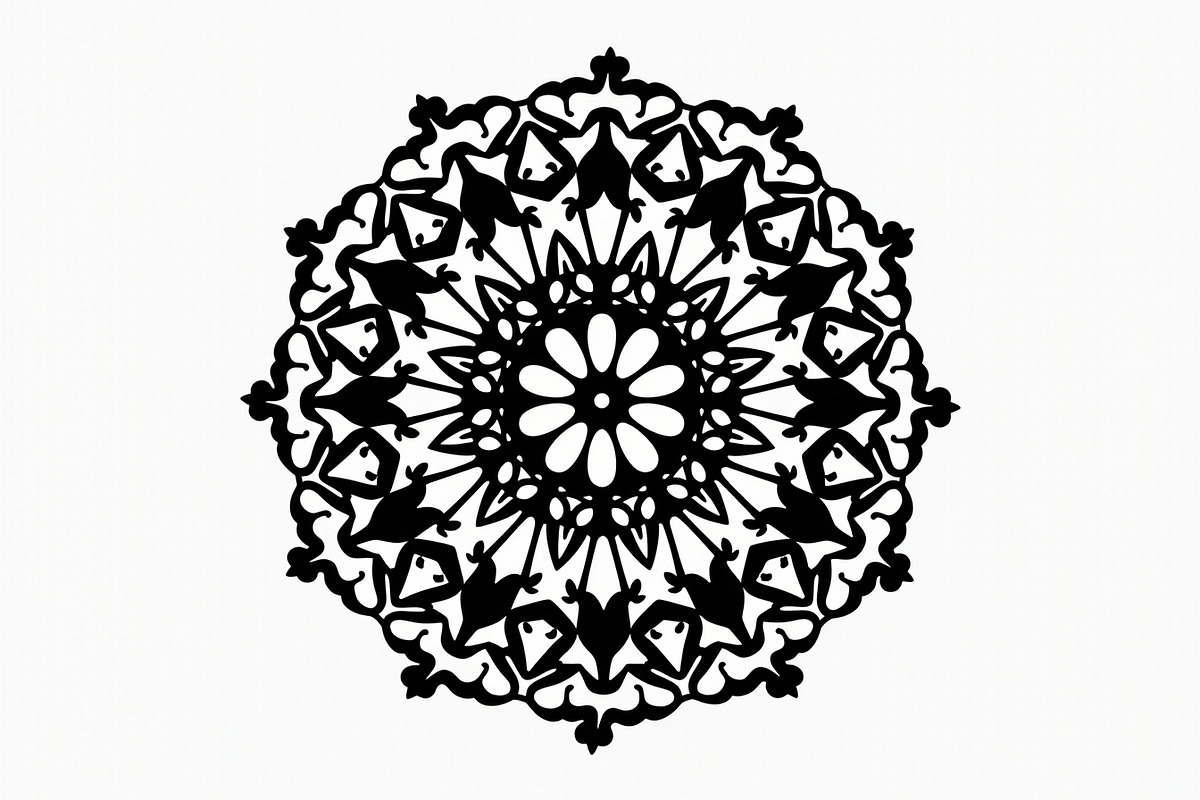 Boho Floral Mandala Vector Pack, an Illustration by Artivon (Photo 7 of 20)