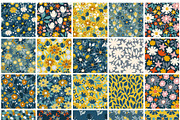 Rustic floral patterns set, a Pattern Graphic by rosypatterns (Thumbnail 2 of 7)