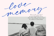 Letters Blushing Touch Sticky Note, a Script Font by Letterena Studios Script (Thumbnail 12 of 15)