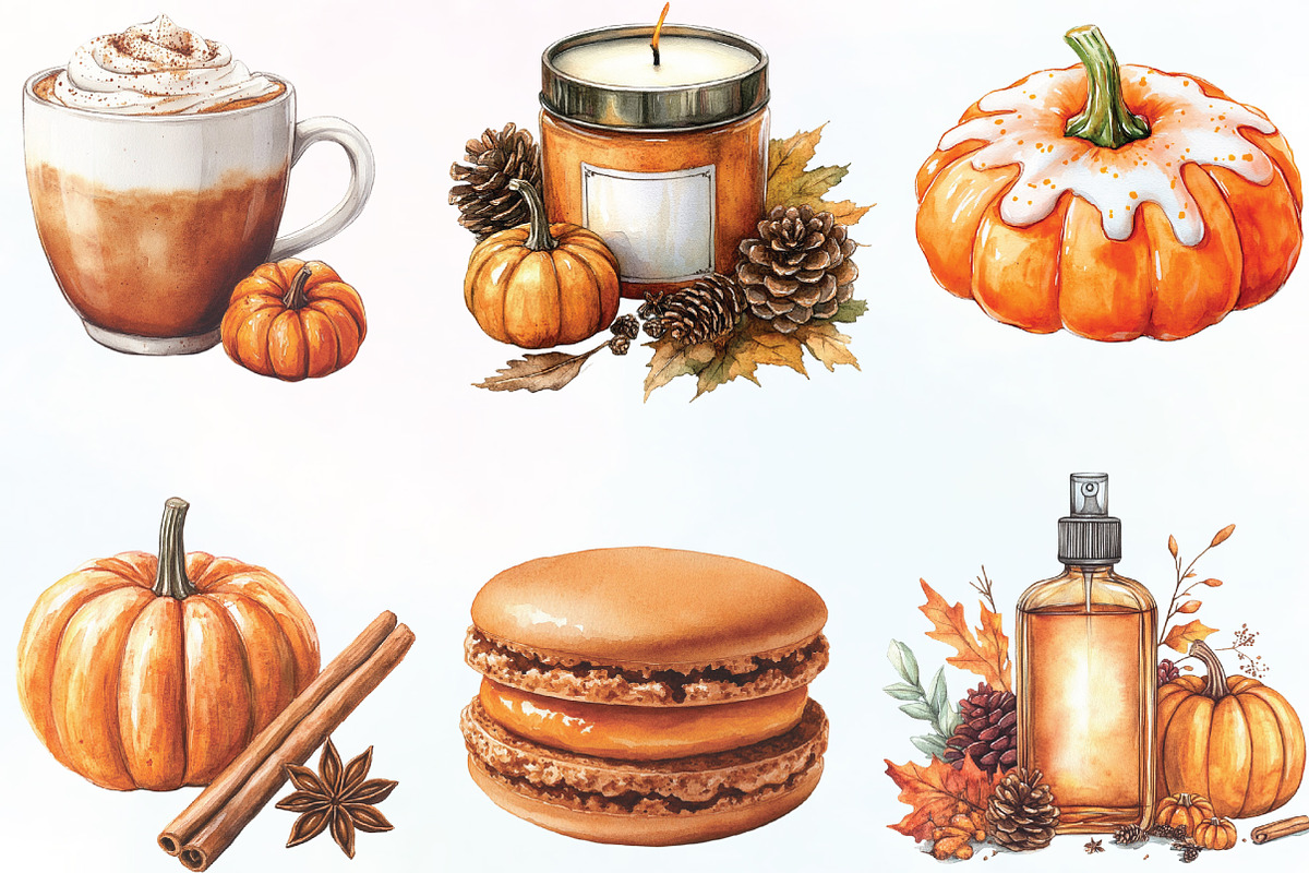 Autumn Cottagecore Clipart, an Illustration by CraftArtStudio (Photo 2 of 6)