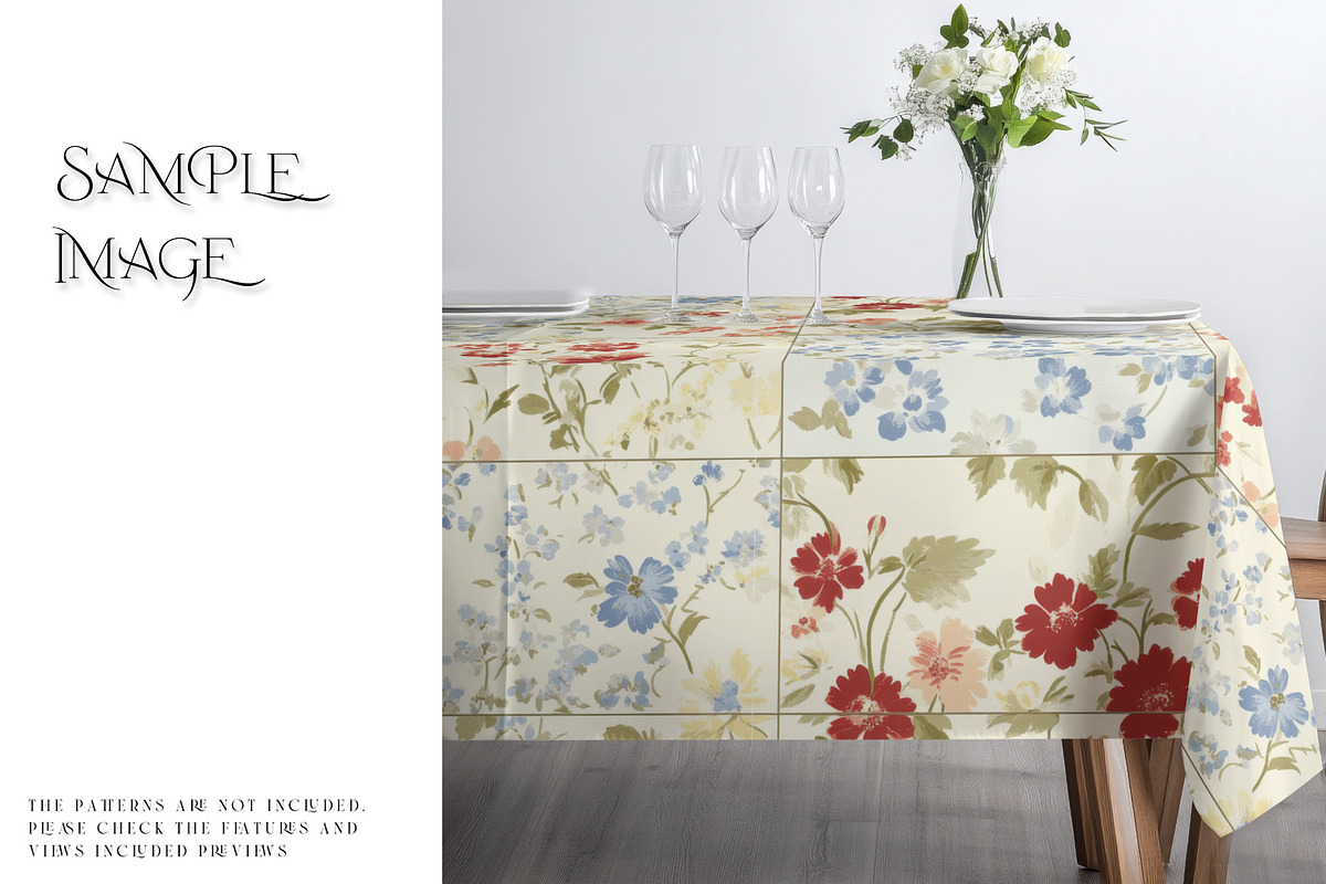 Tablecloths Mockups via Smart Object, a Product Mockup by mock-ups (Photo 9 of 18)
