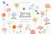watercolor spring summer garden set, a Decorative Illustration by Grace Noboa Illustrations (Thumbnail 3 of 10)