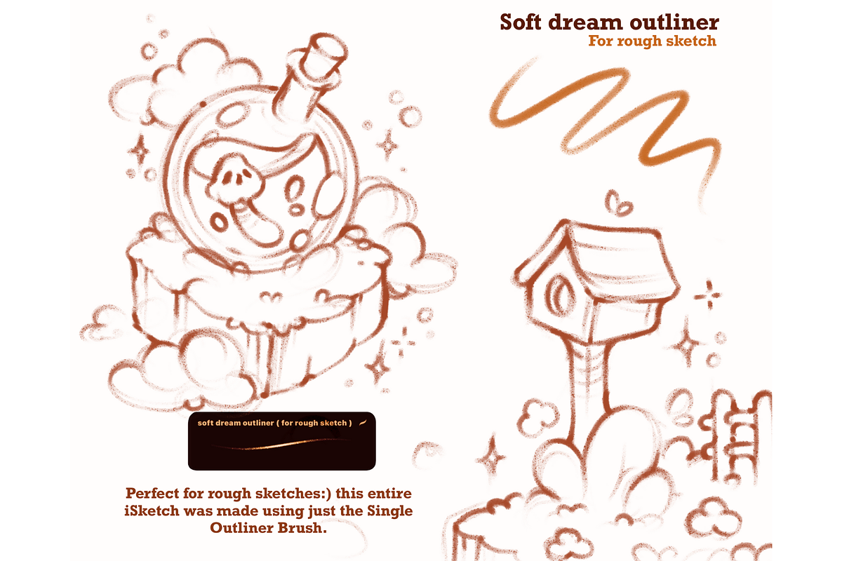 My Go-To Sticker Outliner Brushes, a Brush Add-On by TheDoodleSweets (Photo 2 of 4)