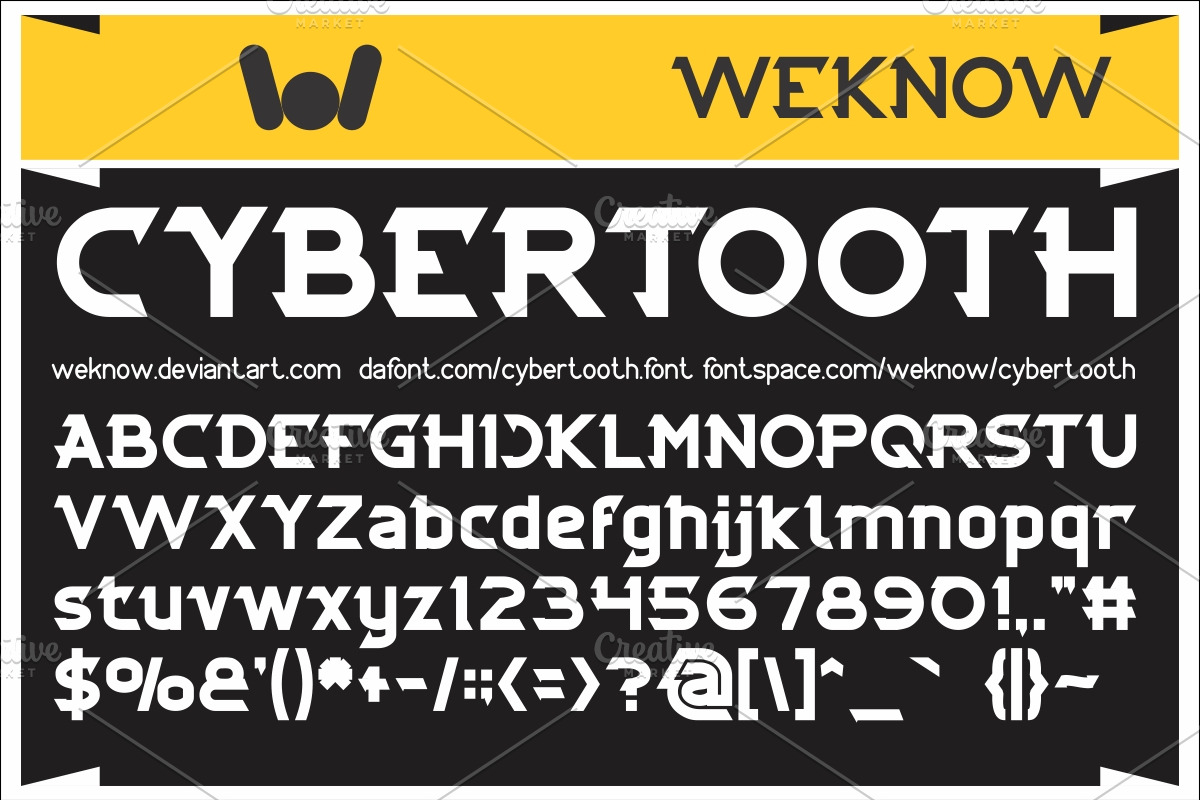 cybertooth font