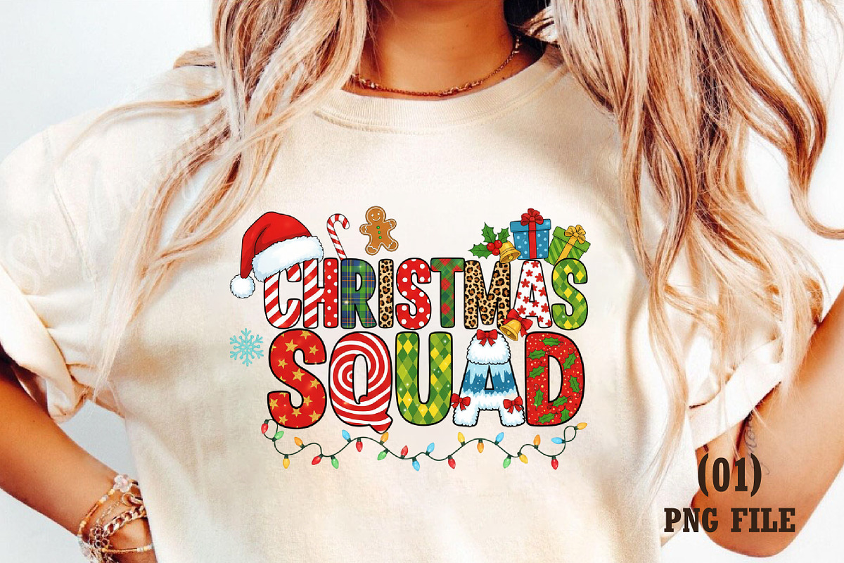 Christmas Squad PNG, an Illustration by DreamArtGraphic (Photo 1 of 5)