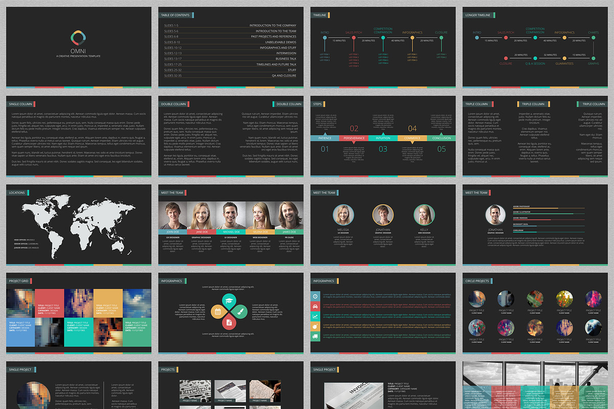 Omni - Creative Presentation, a Presentation Template by Tugcu Design Co. (Photo 4 of 5)