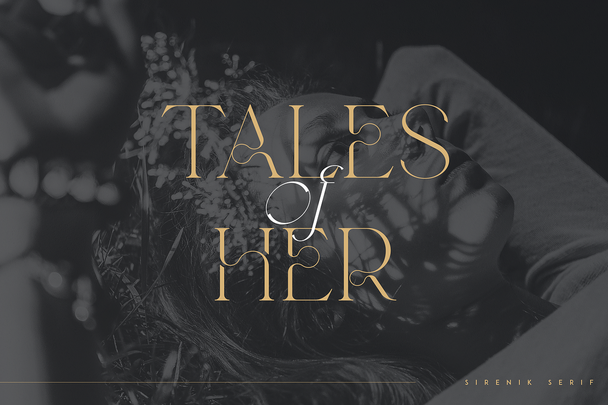 Sirenik - elegant serif typeface, a Serif Font by Only Fonts (Photo 4 of 11)