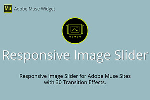 Responsive Image Slider Muse Widget