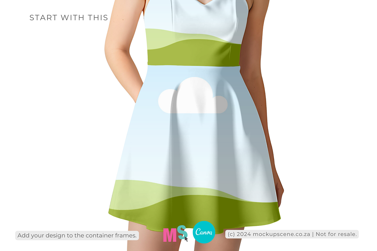 Ladies Sun Dress Canva Mockup, an Apparel Mockup by Mockup Scene (Photo 7 of 14)