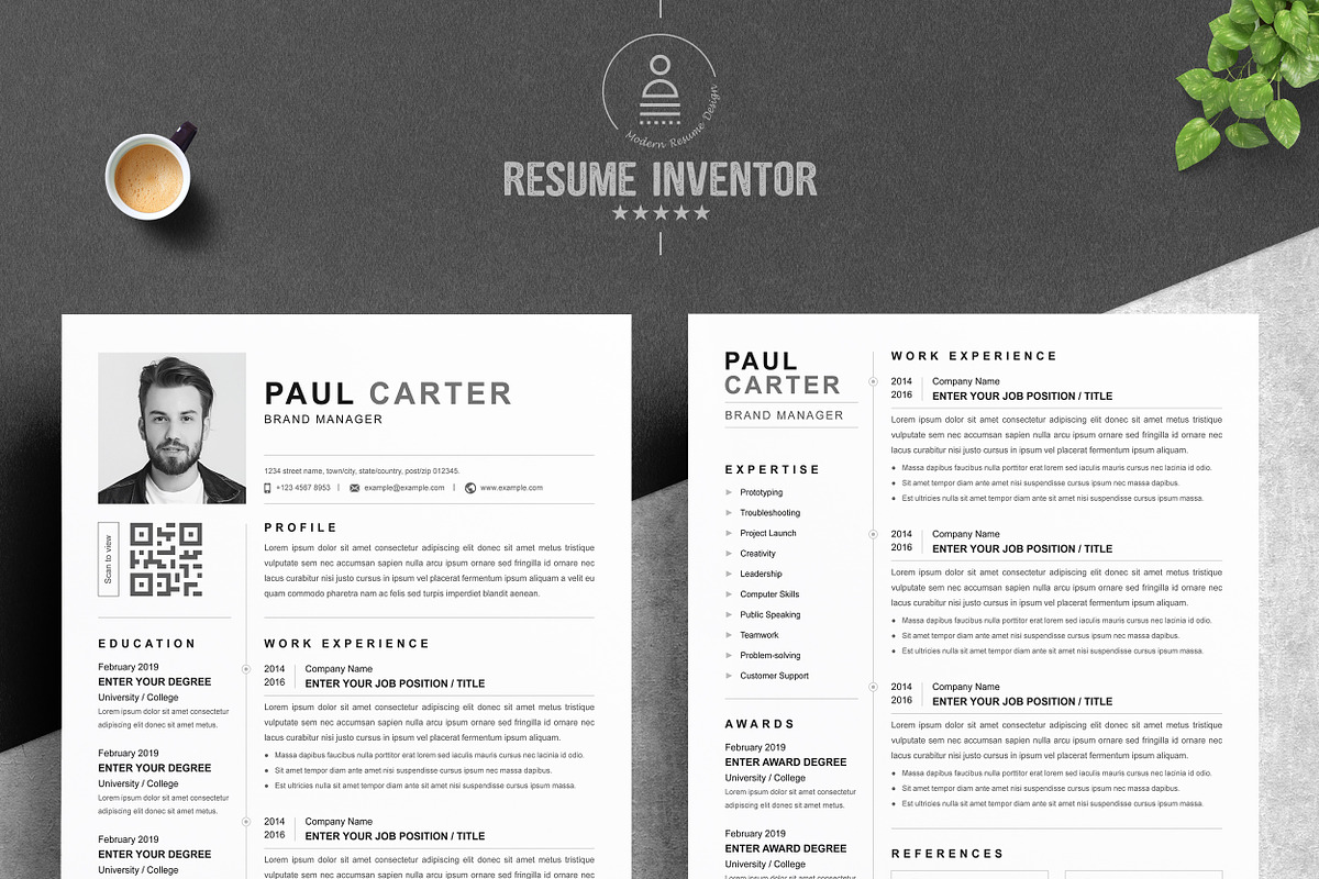 JOB WINNING RESUME - 50 TEMPLATES, a Resume Template by ResumeInventor (Photo 72 of 184)
