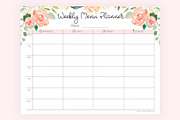 Weekly Meal Planner and Grocery list, a Stationery Template by EasyLifePlanners (Thumbnail 2 of 4)