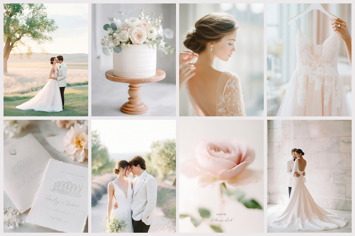 340 Airy Wedding Stock Photo Bundle, a Beauty & Fashion Photo by Allure Art (Photo 40 of 63)
