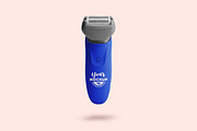 Blue electric shaver mockup for men, a Household Mockup by Viswal Studio (Thumbnail 2 of 2)