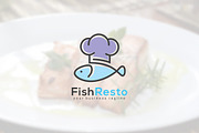 Fish Resto Logo, a Branding & Logo Template by Slim Studio (Thumbnail 2 of 3)