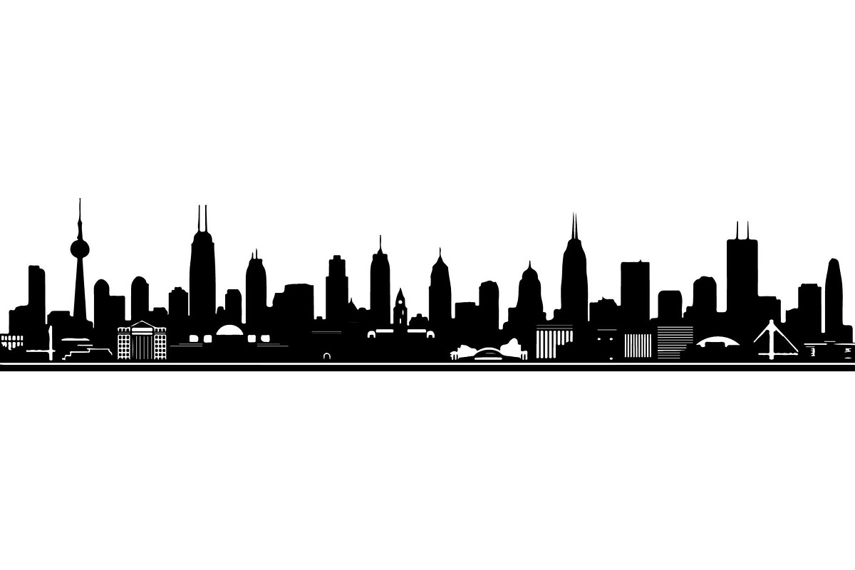 City Skyline Silhouette Bundle, an Object Graphic by Creativeshirt (Photo 19 of 20)