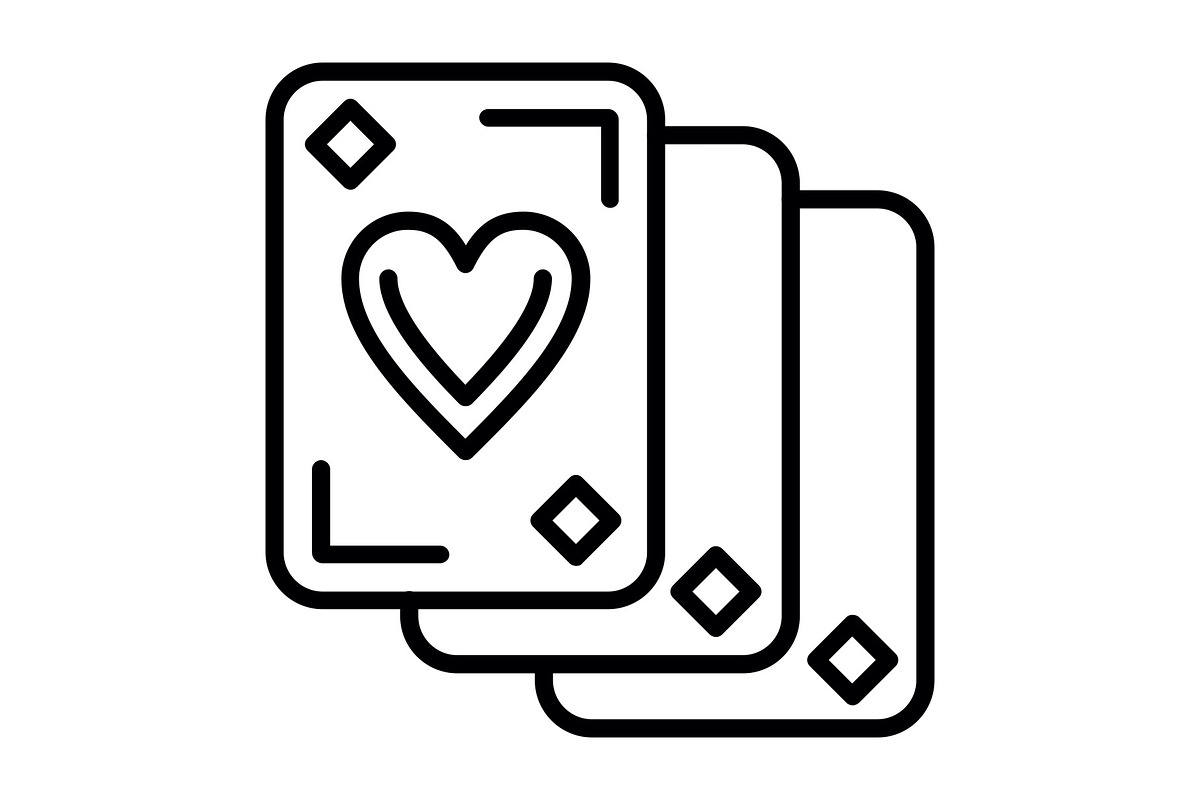 Cards Line Icon, an Icon by Pexelpy (Photo 1 of 2)