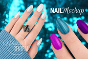 Finger Nail Polish Wrap Mockup, a Product Mockup by HaywireMedia & Mockups (Thumbnail 2 of 2)