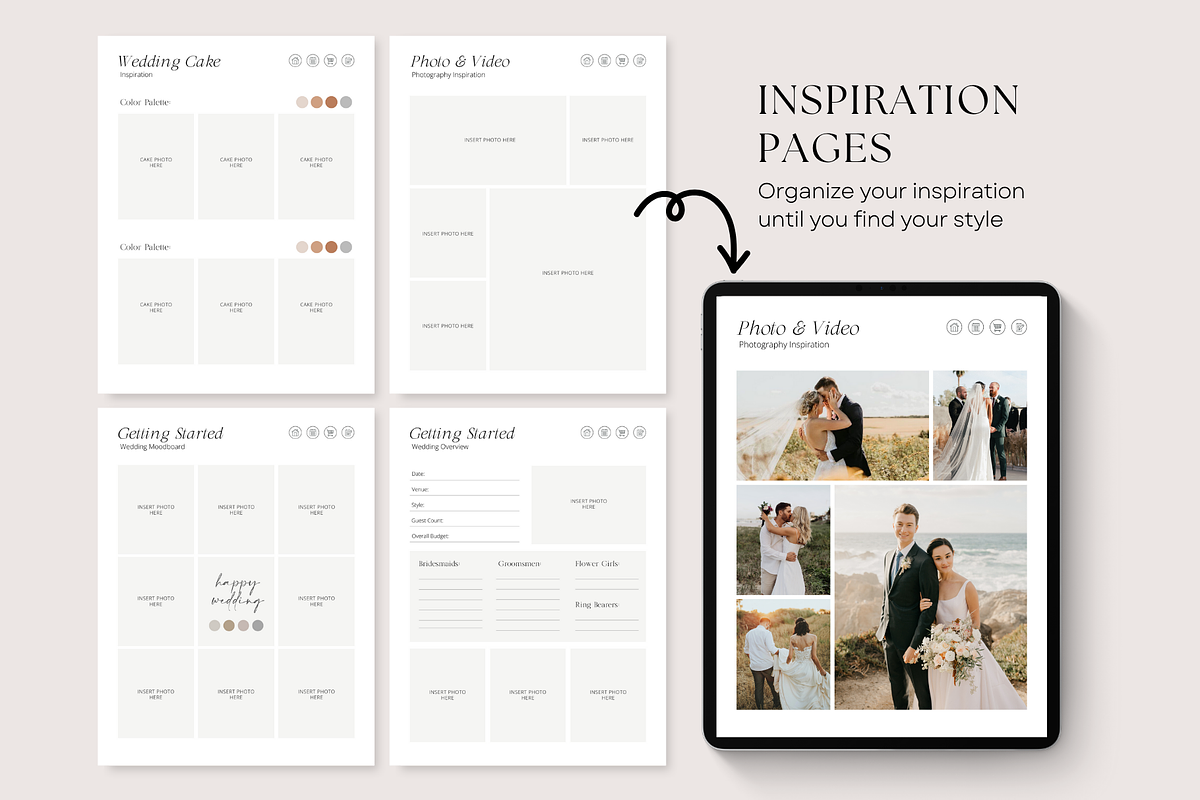 Digital Wedding Planner Bundle, a Magazine Template by ShopRShop (Photo 5 of 9)