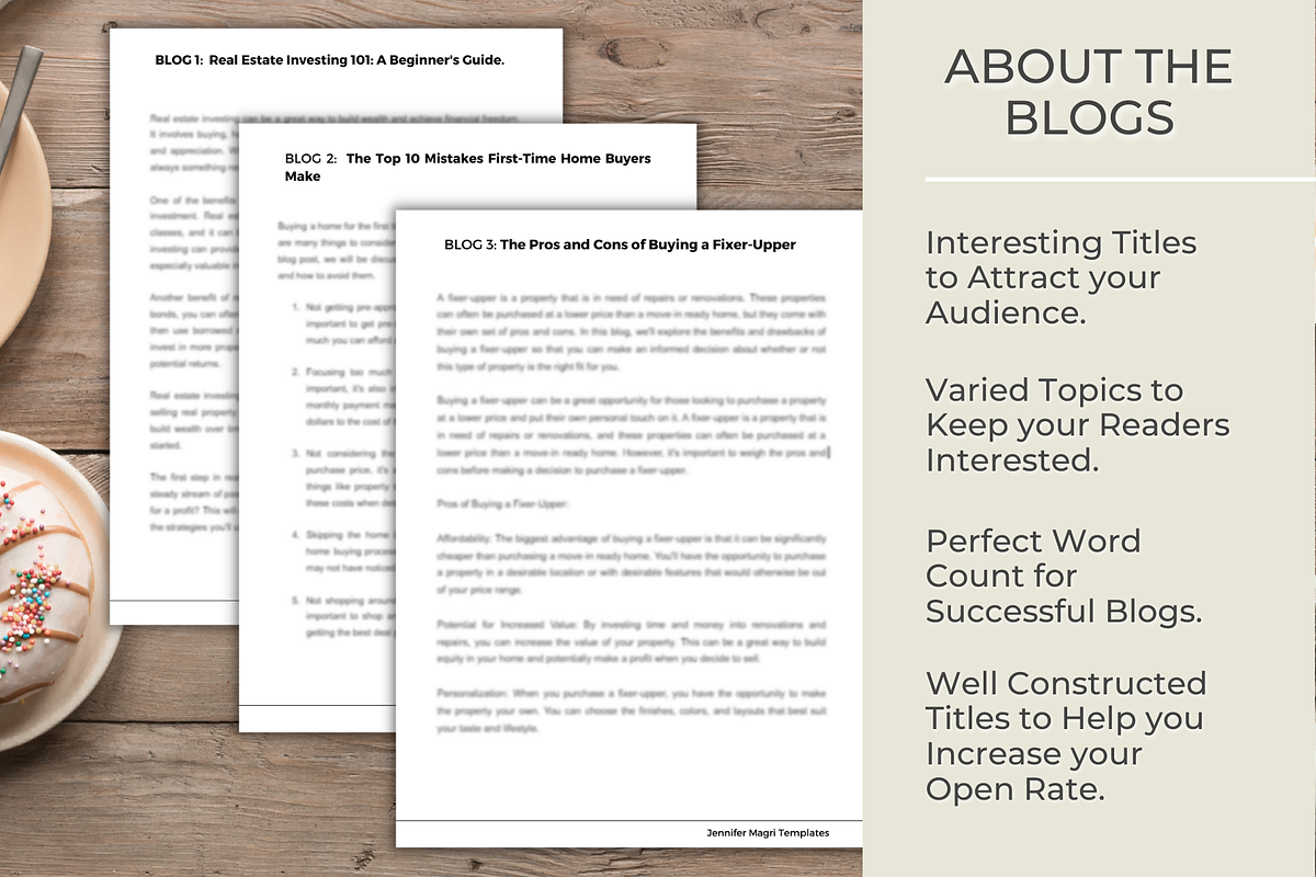 DONE-FOR-YOU REALTOR BLOGS - VER 1., a Templates & Theme by Jennifer Magri Templates (Photo 6 of 8)