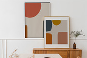 Geometric Abstract Mid Century Art, a Poster Template by Vibrand Studio (Thumbnail 6 of 11)