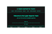 Cyber Esports Team Website, a HTML Template by Al Pavo Studio (Thumbnail 5 of 5)