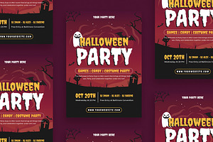 Halloween Party - Flyer, a Flyer Template by Haidezign