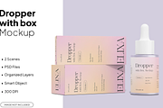 Serum Dropper Mockup 3 Views, a Packaging Mockup by graphicsauce (Thumbnail 1 of 4)