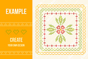 Cross-stitch borders set 3 - THIN, an Object Graphic by Slanapotam (Thumbnail 2 of 2)