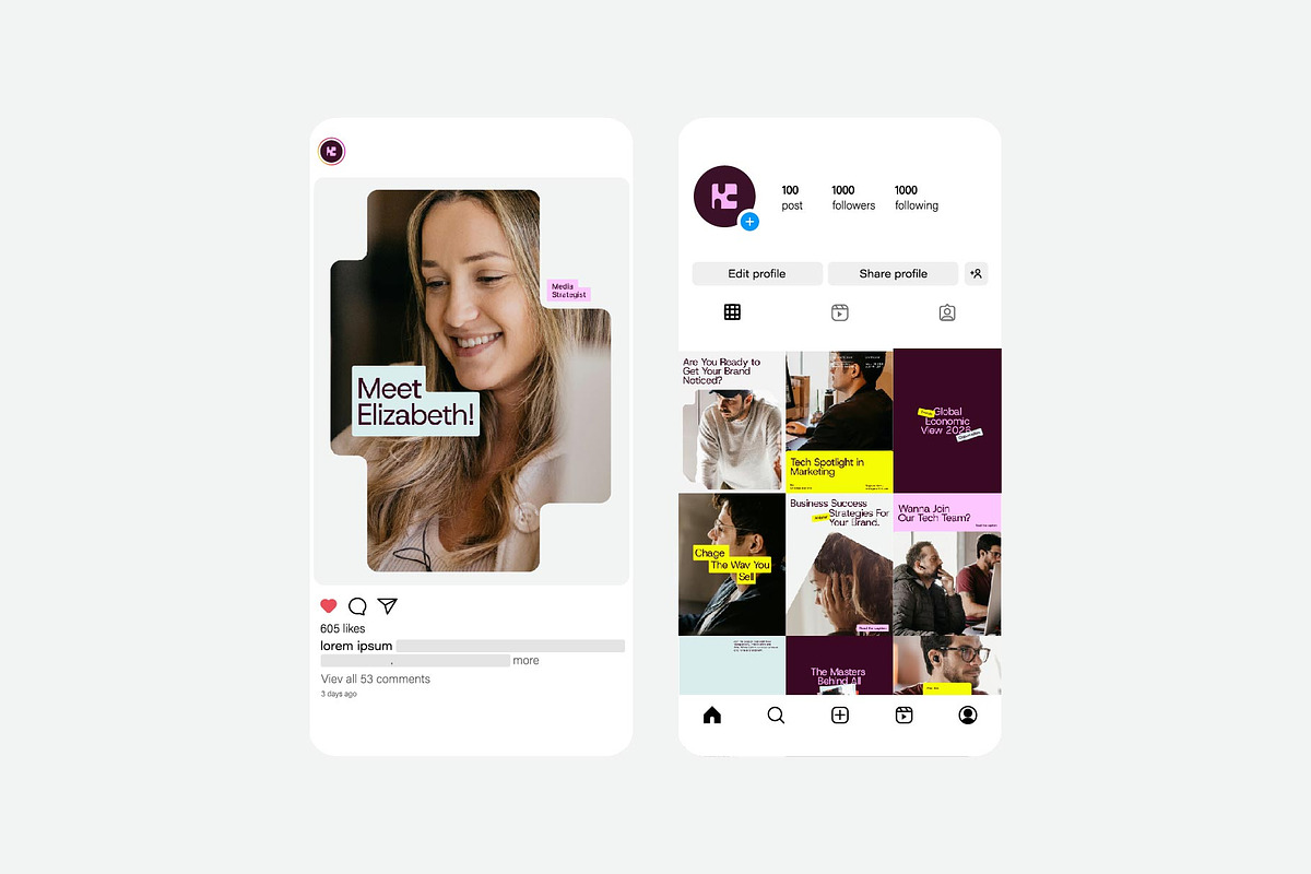 Modern Agency Social Media Templates, a Social Media Template by Creo.pt (Photo 4 of 5)