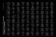 160 Business and Financial Icons Set, an Outline Icon by FourLeafLover (Thumbnail 10 of 12)