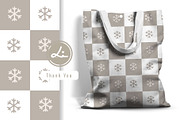 Cute snowman and plaid pattern, a Pattern Graphic by lindoet23 (Thumbnail 3 of 3)