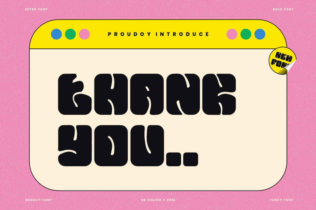 Snow Manz - Groovy & Funky Font, a Sans Serif Font by QR Design Studio (Photo 6 of 6)