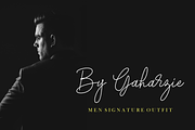 Brotherside Signature, a Script Font by figuree studio (Thumbnail 2 of 8)