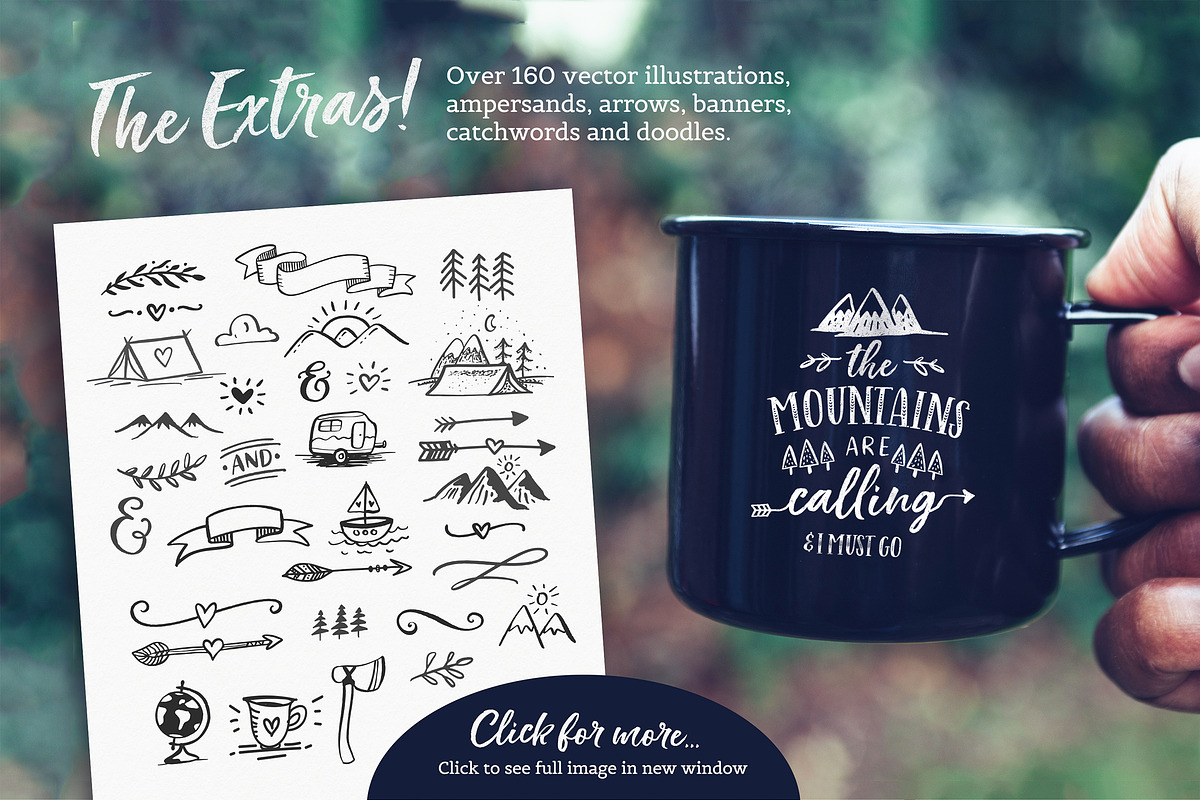Indigo Summer Font Trio preview 8
