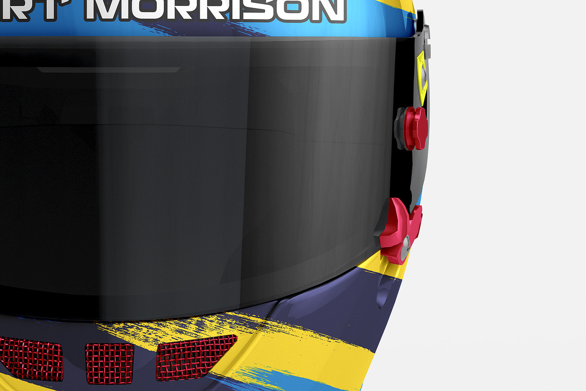 Helmet Mockup - 4 views, a Merchandise Mockup by Illusiongraphic (Photo 14 of 18)