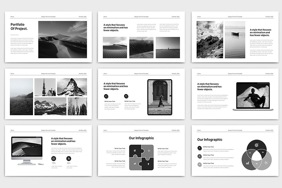 Minen Presentation Template, a Presentation Template by TypeMakers (Photo 4 of 5)