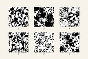 Floral Silhouettes Patterns Set, a Background Graphic by GALAKAM (Thumbnail 3 of 14)