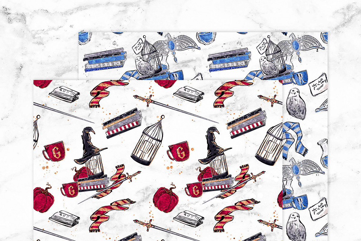 Magician Movie Paper Pack, a Pattern Graphic by Frou Fou Craft (Photo 2 of 9)