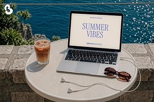 MacBook Mockup PSD – Balcony